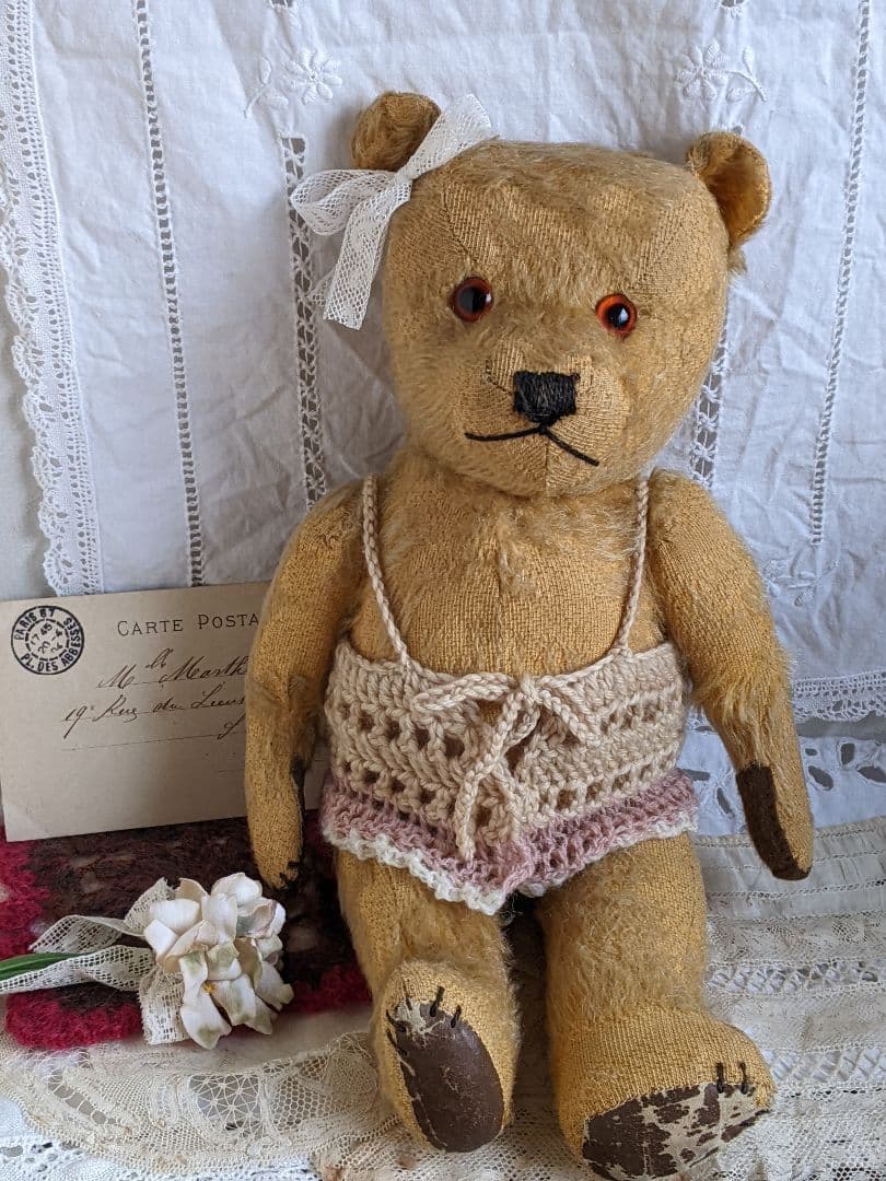 【y】アンティークベア　アンティークテディベア　チルターン　イギリス