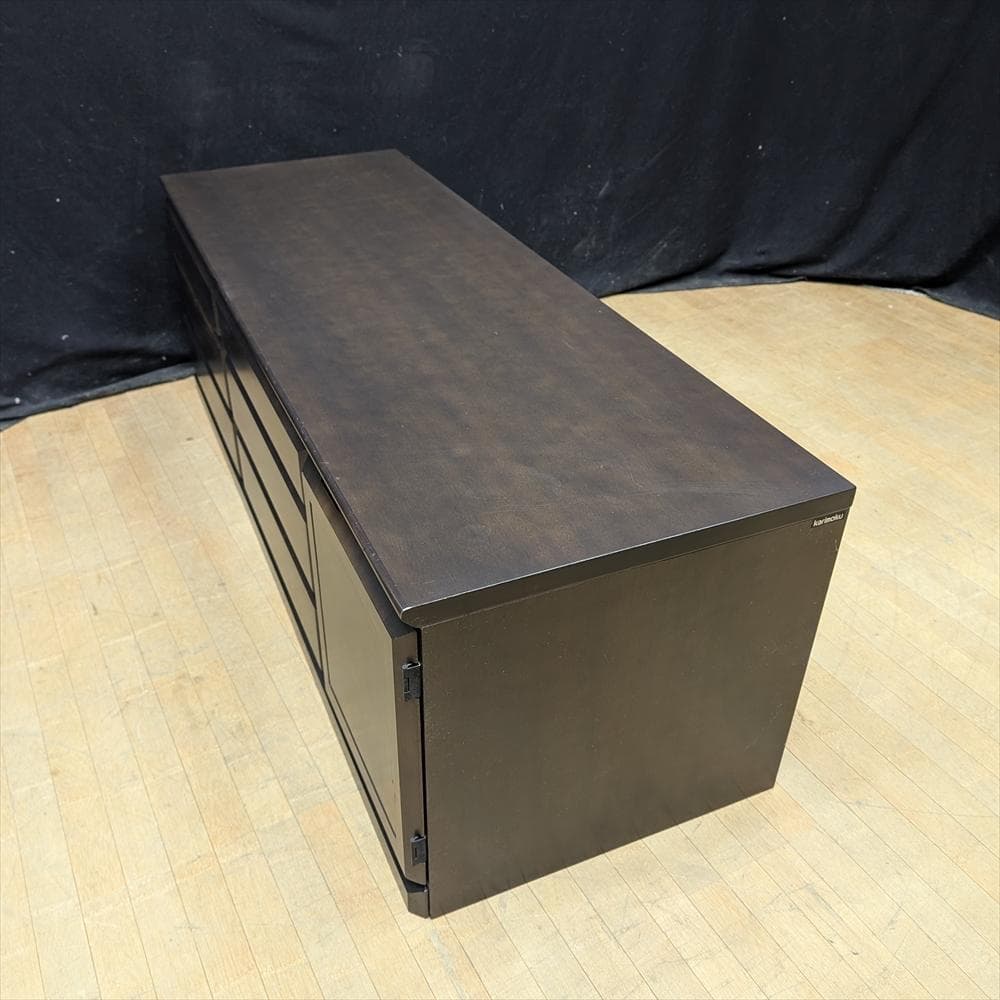 カリモク　ローボード　ローチェスト　リビングボード　サイドボード　収納　ドロワー