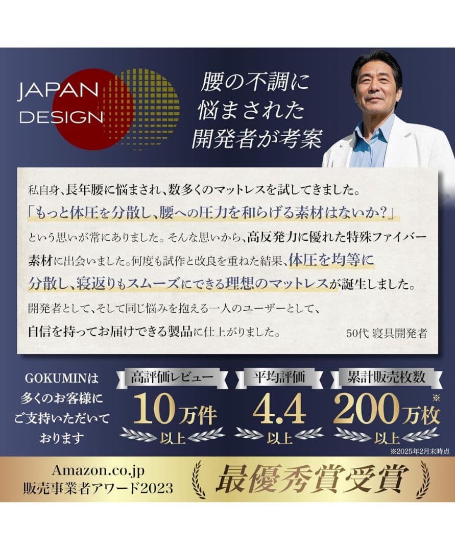 最終値下げ【新品未使用未開封】GOKUMIN 超高反発マットレス セミダブル