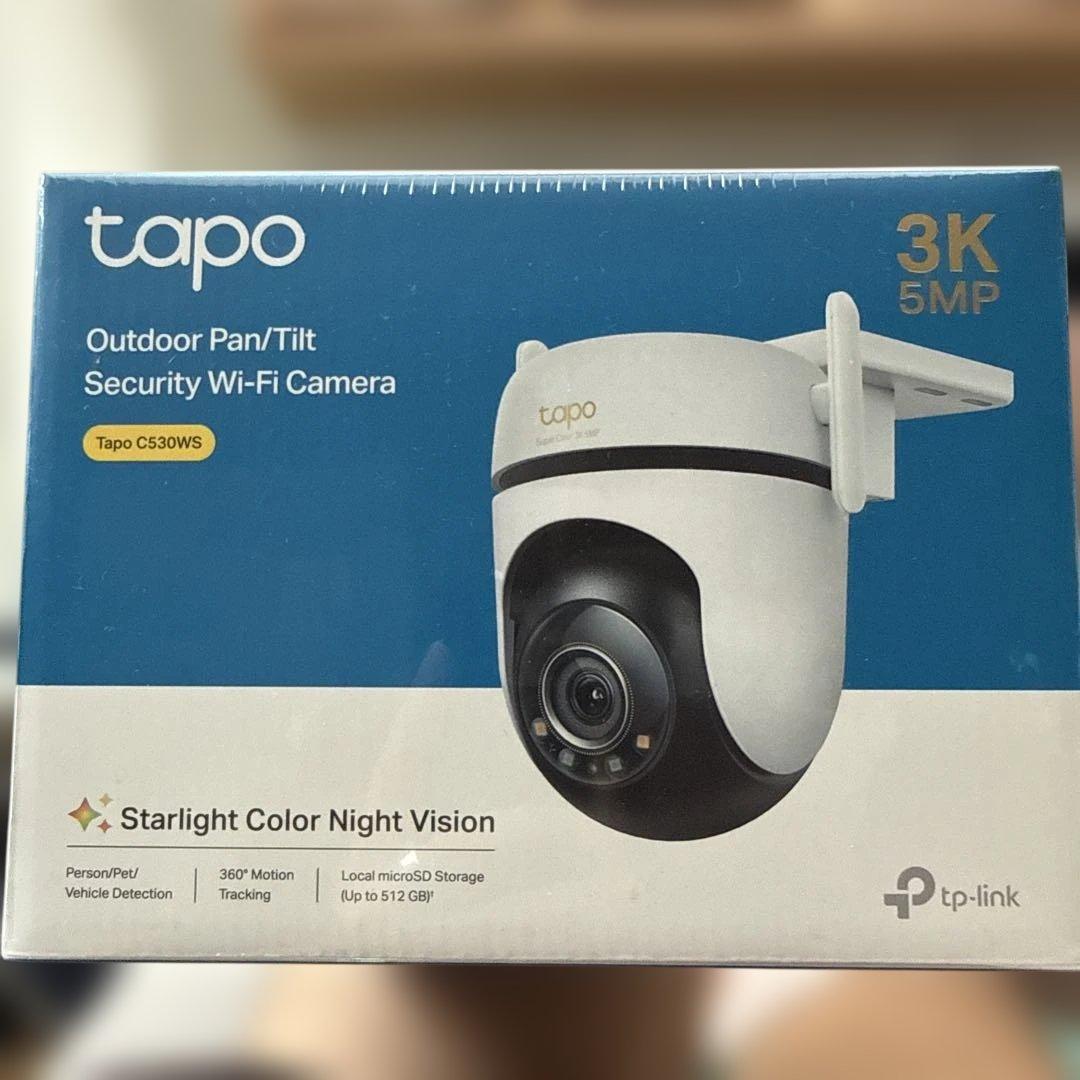 【未開封】tapo C530WS 3K 5MP 360° IP66 防犯カメラ