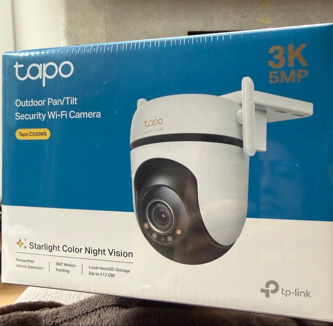 【未開封】tapo C530WS 3K 5MP 360° IP66 防犯カメラ