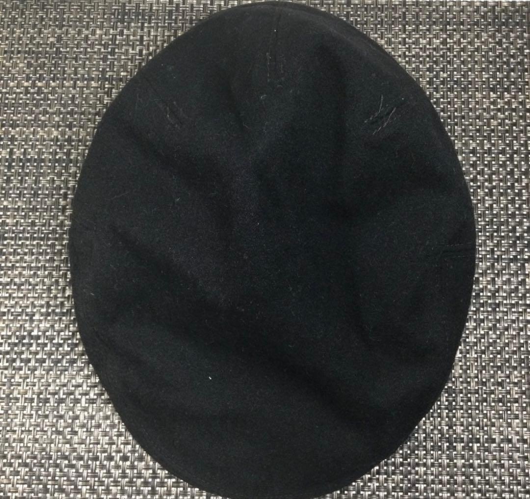 HERMES エルメス ハンチング ベレー帽 キャップ ブラック サイズ60