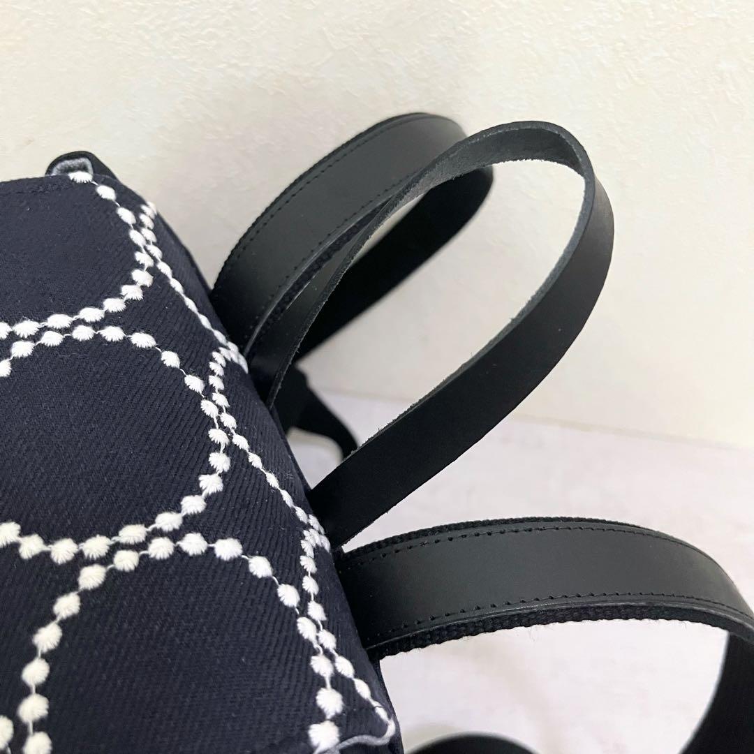 ミナペルホネン　ハンドメイド　リュック　tambourine