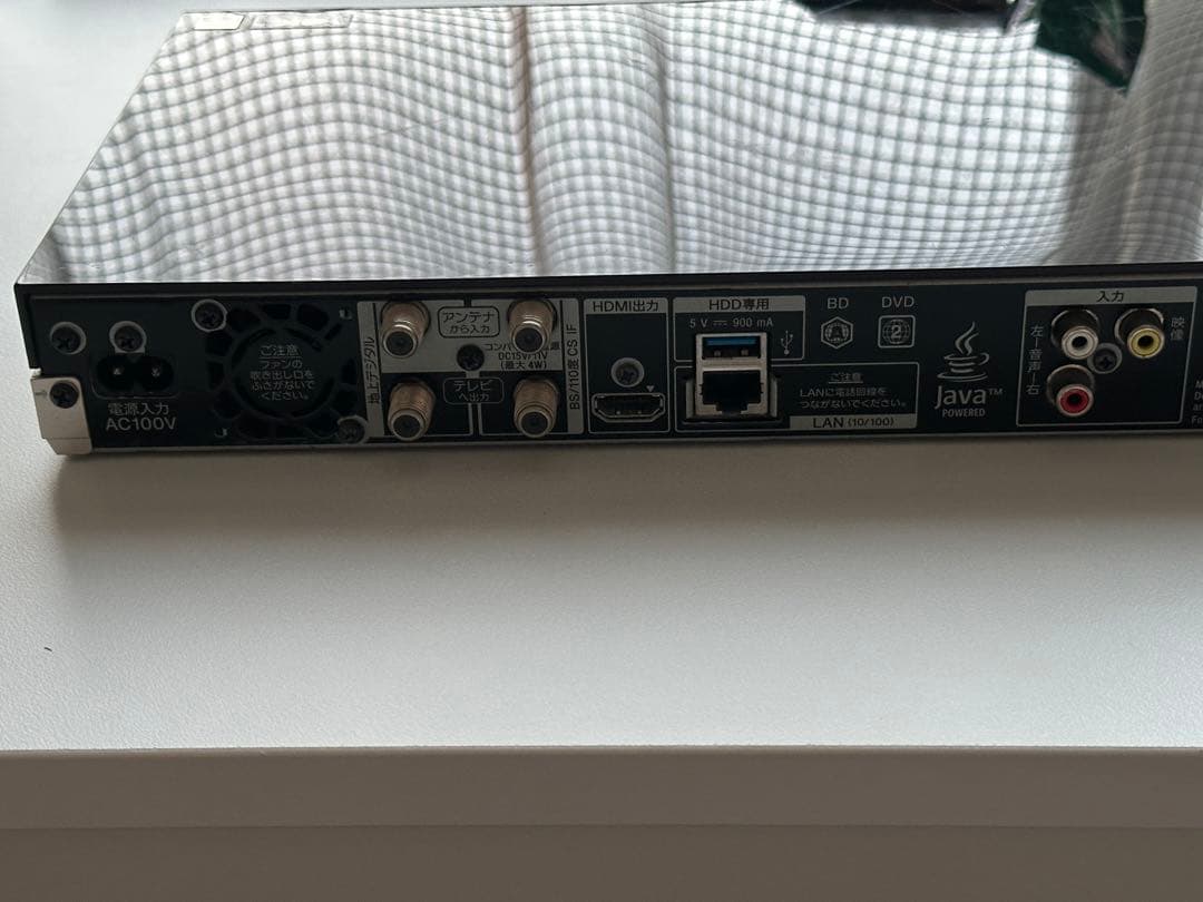 [ジャンク]ソニー ブルーレイ/DVDレコーダー 500GB BDZ-ZW550