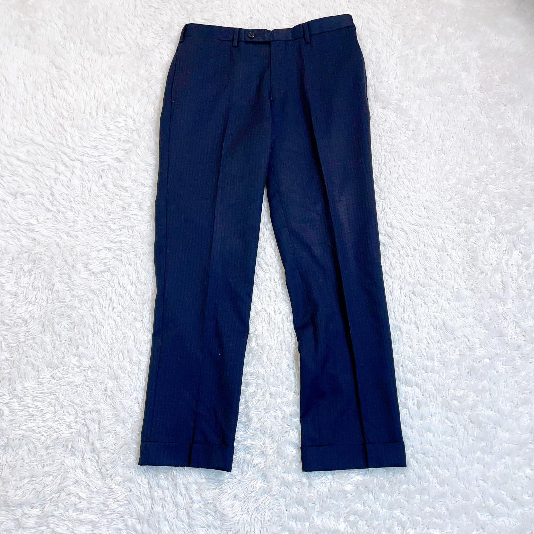 J.PRESS　セットアップスーツ　ネイビー　ストライプ　A5