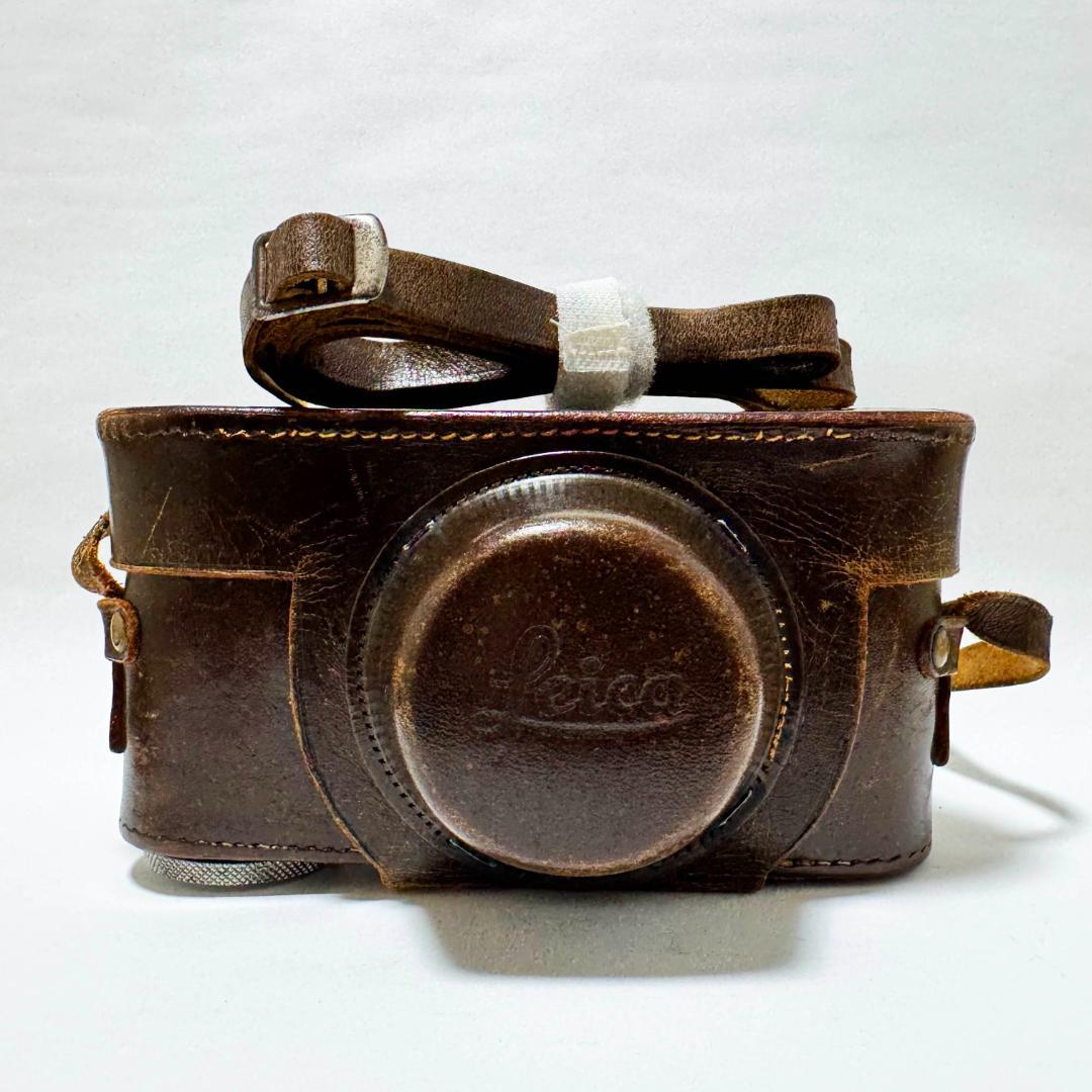 ライカ Leica IIIa ボディ 皮ケース付き【ジャンク】バルナック