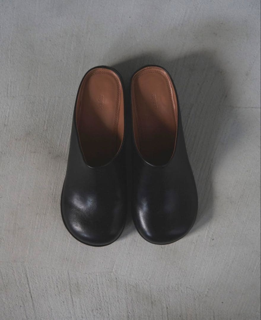 [新品未使用]anuke Ecoleather Heel Slip-ons 38