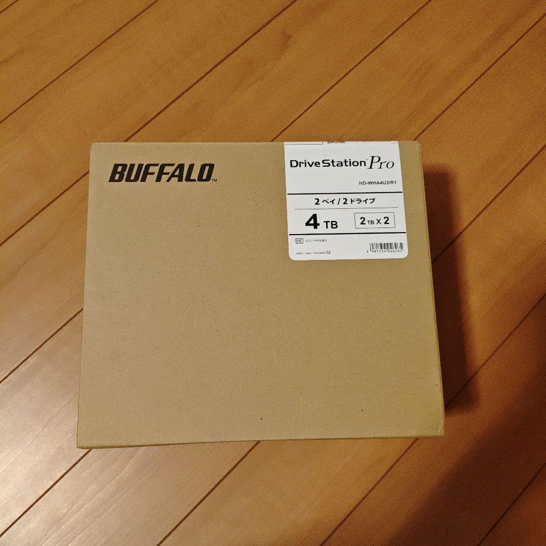 外付けハードディスク・ドライブ BUFFALO 4TB HD-WHA4U3/R1