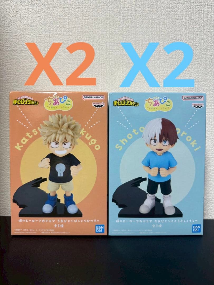 僕のヒーローアカデミア ちあぴこ 轟焦凍 & 爆豪勝己　4体セット
