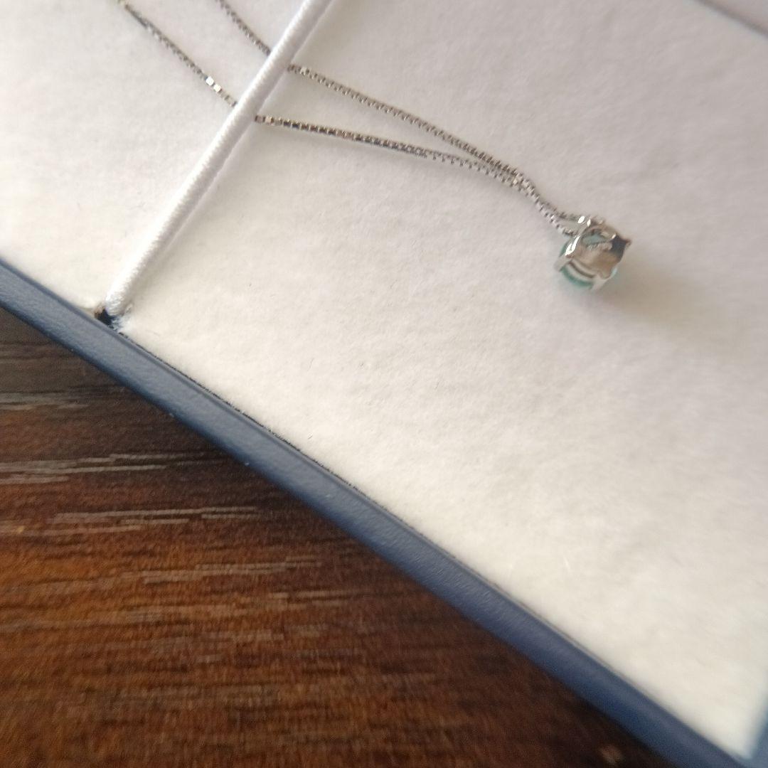 ジュエリーツツミK14エメラルドネックレス