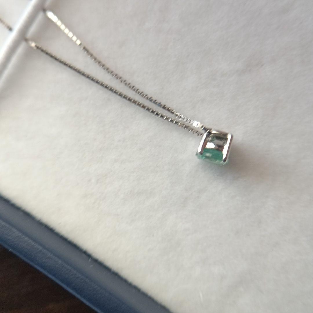 ジュエリーツツミK14エメラルドネックレス