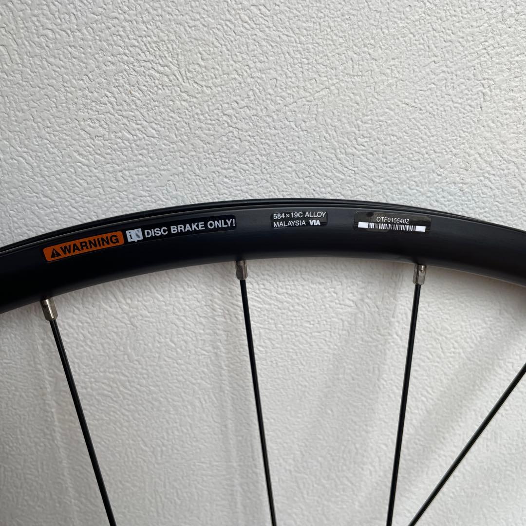 シマノ WH-RS171 完組ホイール 黒　前後2本セット ディスクブレーキ用