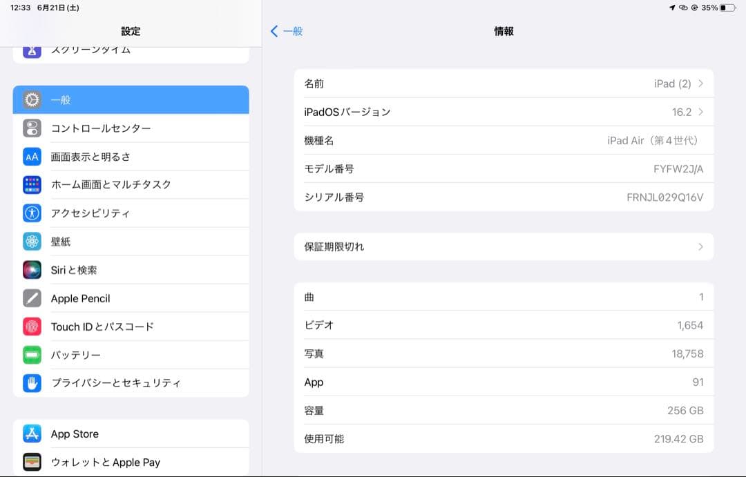 iPad Air 第4世代 256GB シルバー おまけ付き（タッチペン）