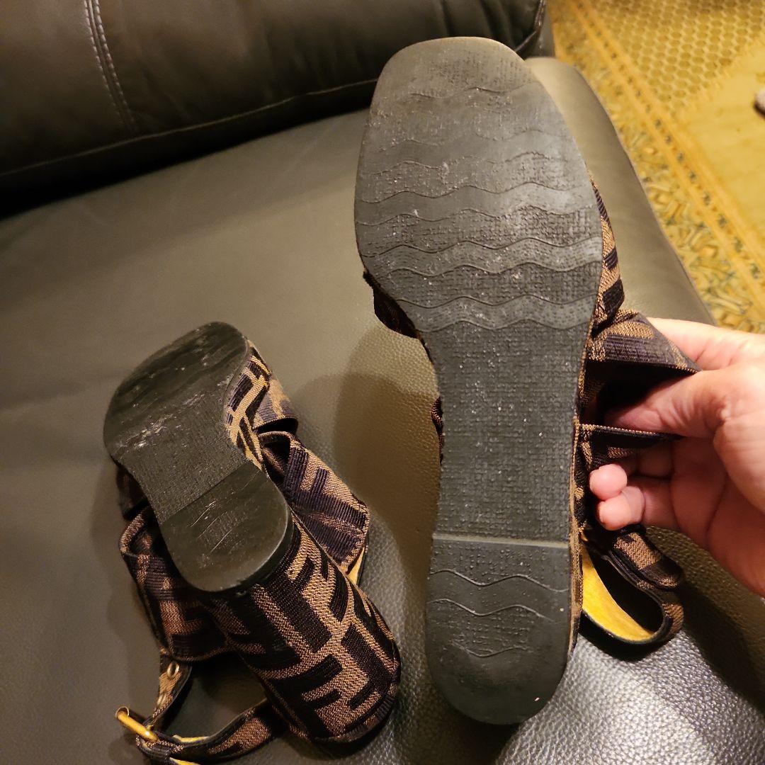 FENDI FFロゴ ウェッジサンダル