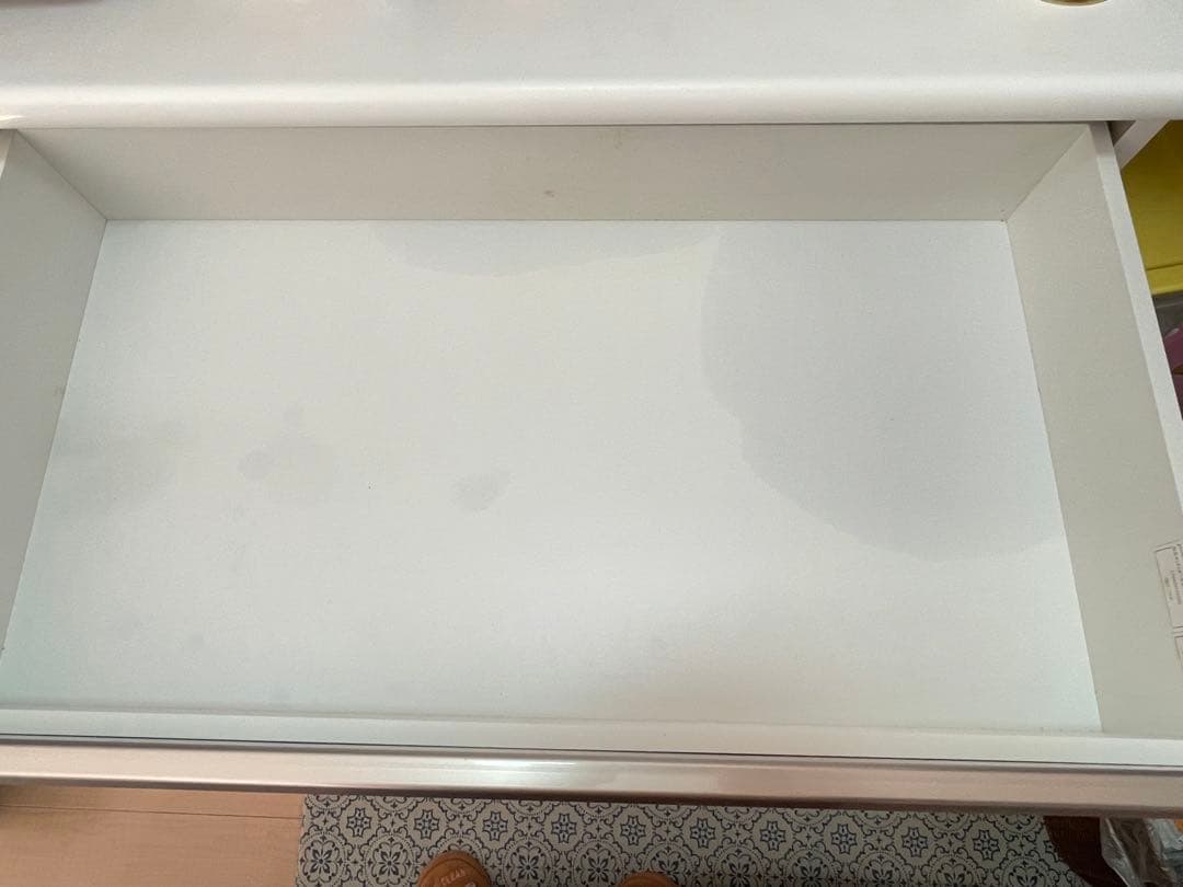 最終価格　ニトリ　キッチンボードポスティア120 ホワイト　カップボード　食器棚