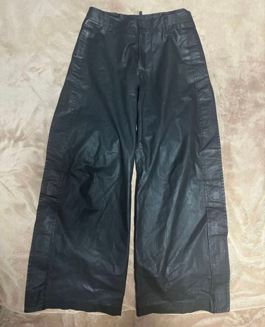 dsquared2 変形コーティングワイドパンツ 股下84 サイズ48