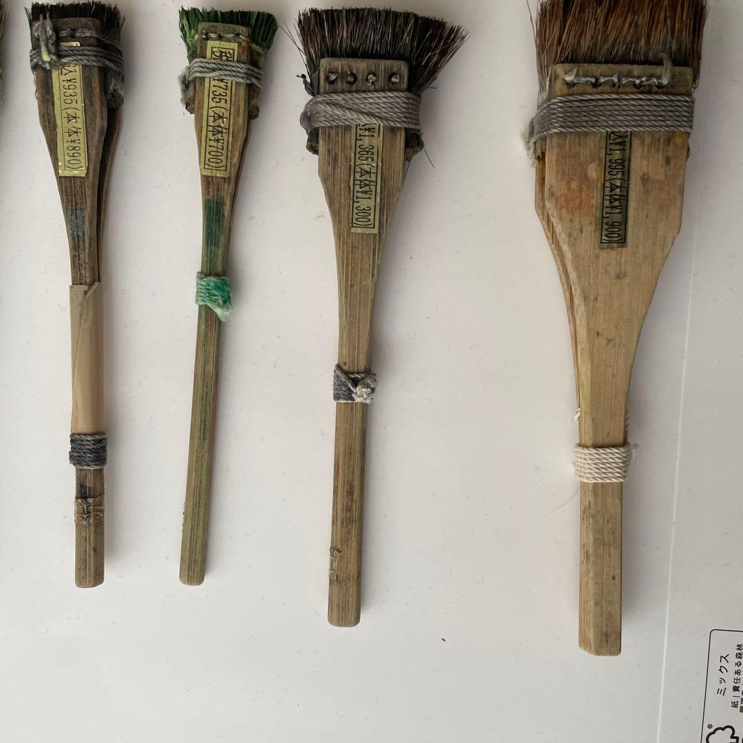 木版画の刷毛と版画制作の小物セット(8点)