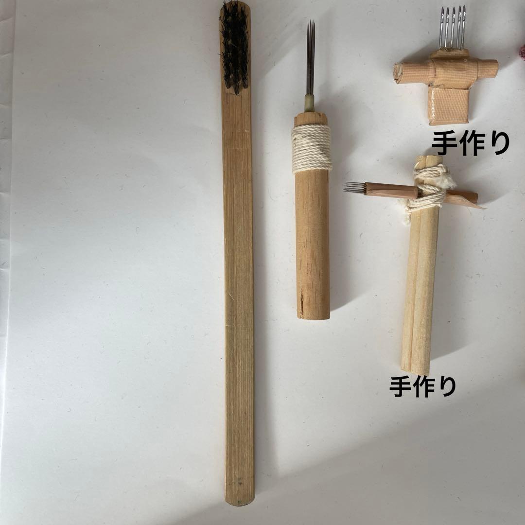 木版画の刷毛と版画制作の小物セット(8点)