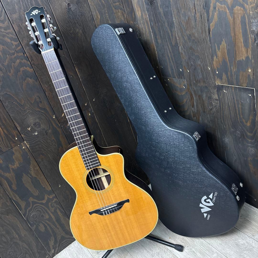 VG アコースティックギター カッタウェイ エレガットハードケース付き