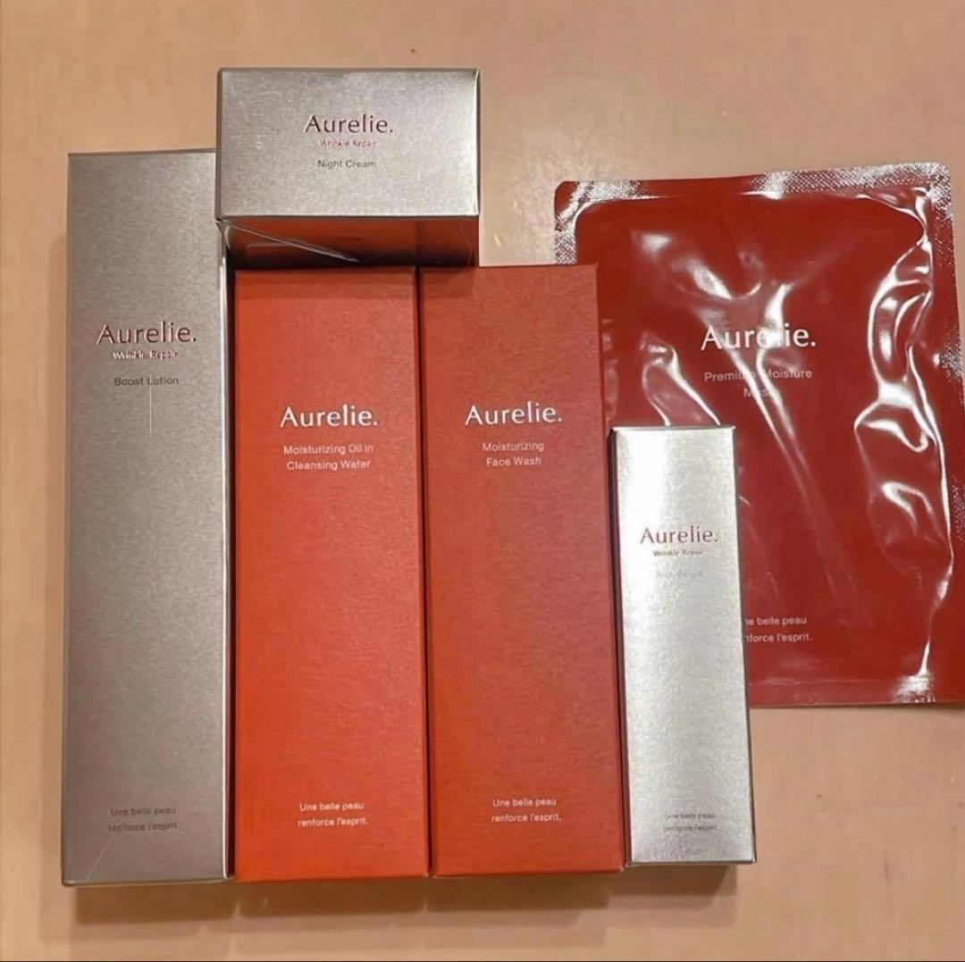 オレリー Aurelie プレミアムエイジング集中ケア6点セット