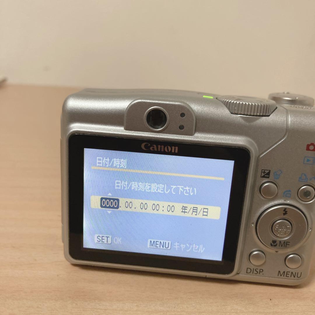 動作確認済　Canon キヤノン PowerShot A700　外箱付　デジカメ