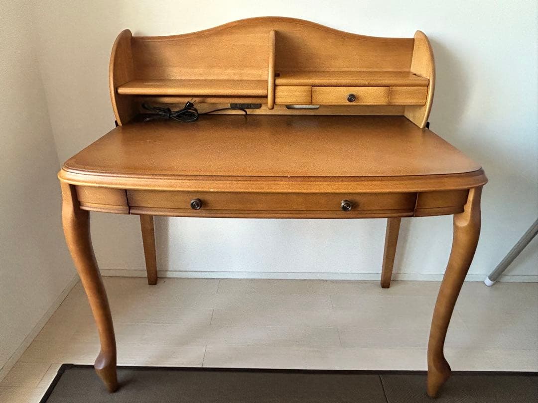 maruni 学習机 ブックスタンド・サイドテーブル付