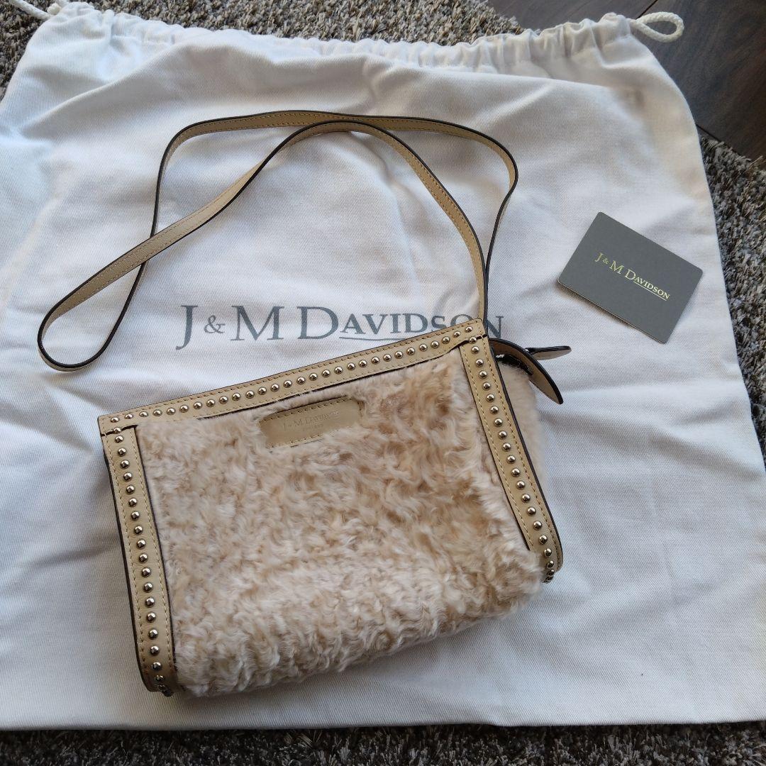 【1/25セール☆】J&M DAVIDSON エリス ファー スタッズ バッグ