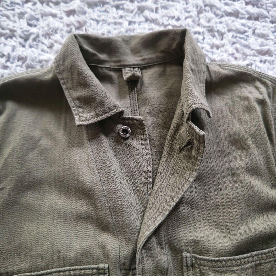 KAPITAL　コットン　オールインワンスカート　サイズ1　ロゴ入りメタルボタン