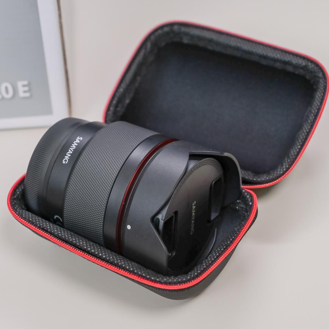 【値下げ・美品】SAMYANG AF 12mm F2.0 E 保護フィルター付き