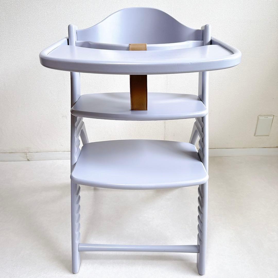 【美品】大和屋　アッフルチェア　ハイチェア　椅子　ベビー　テーブル　ガード付き