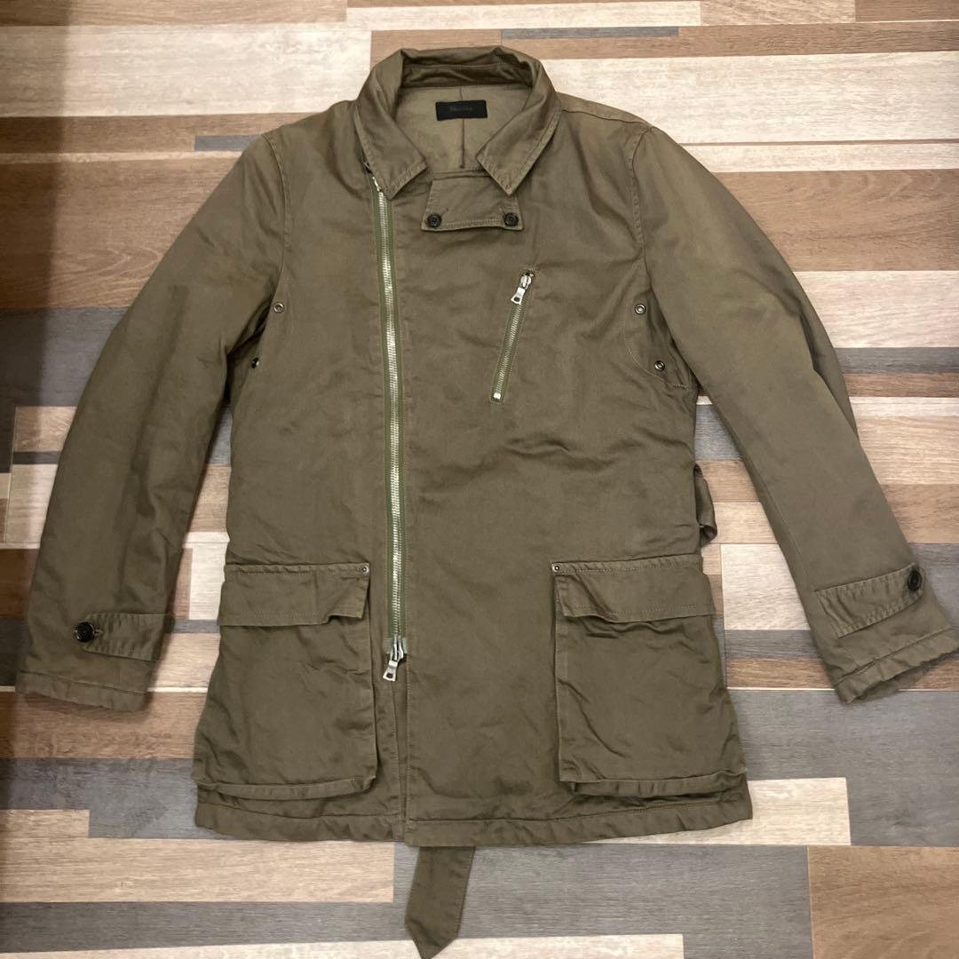 【Bluework】モーターサイクルコート　ダブルジップ　ミリタリー　ワーク