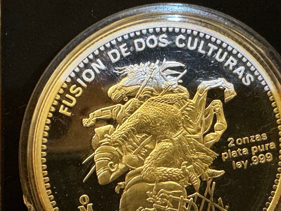 メキシコ 500anos 銀メダル 2オンス