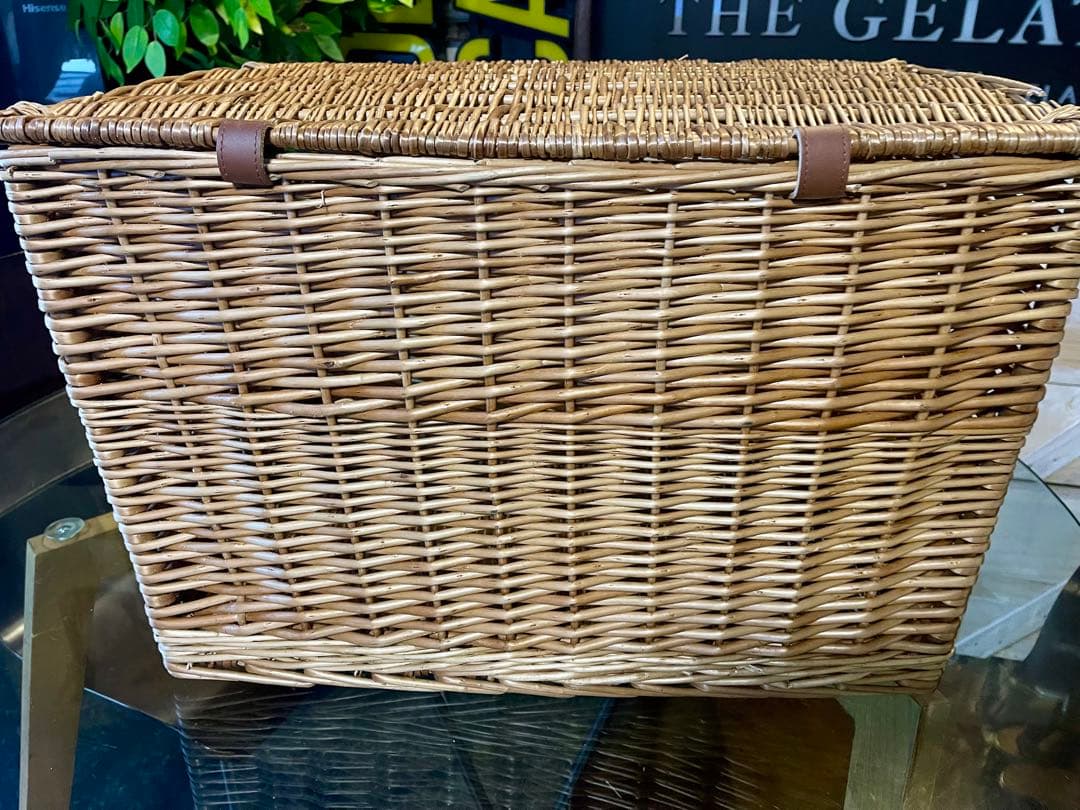 英国 フォートナム＆メイソン カゴ バスケット ラージサイズ　ハンパー ②