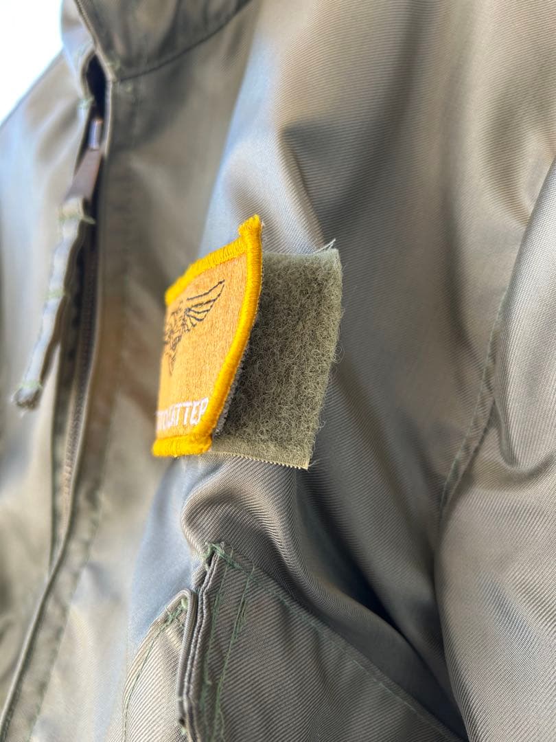 米軍実物 CWU-36/P フラジャケALPHA INDUSTRIEワッペン付き