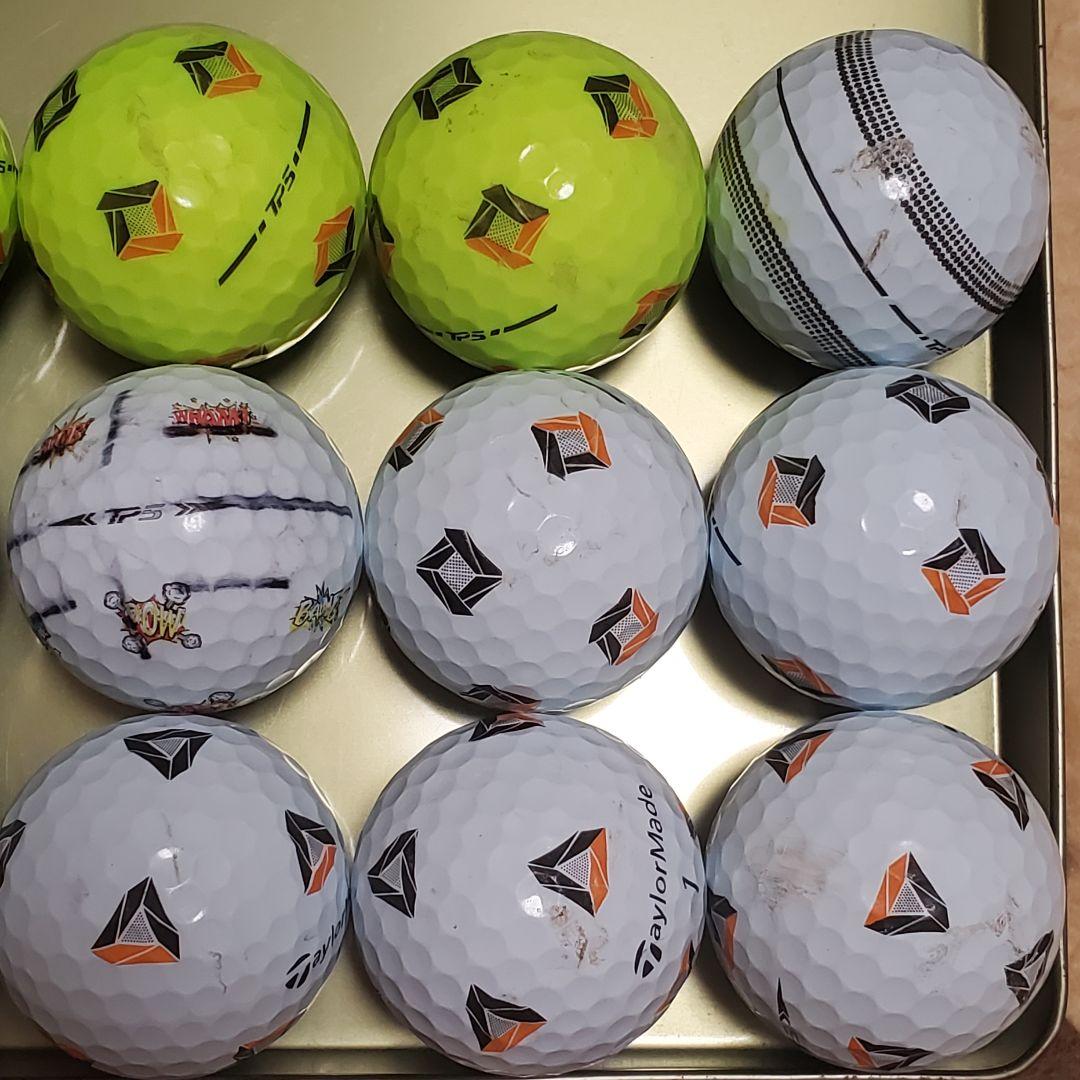 テーラーメイドロストボール年式種類混合 練習用 82個