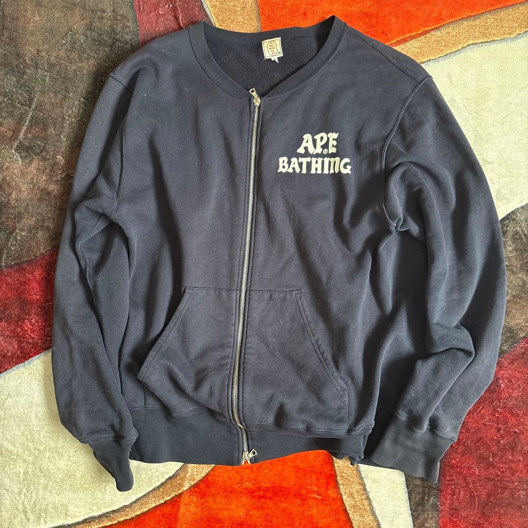 00s A BATHING APE スウェット ブルゾン