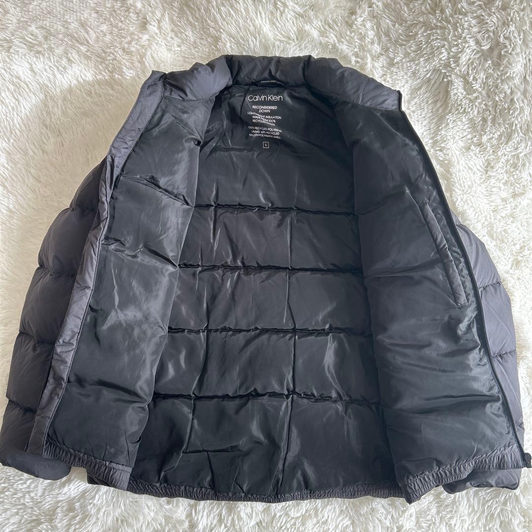 カルバンクライン ダウンジャケット ブラック ビッグロゴ ダウン フェザー 近年