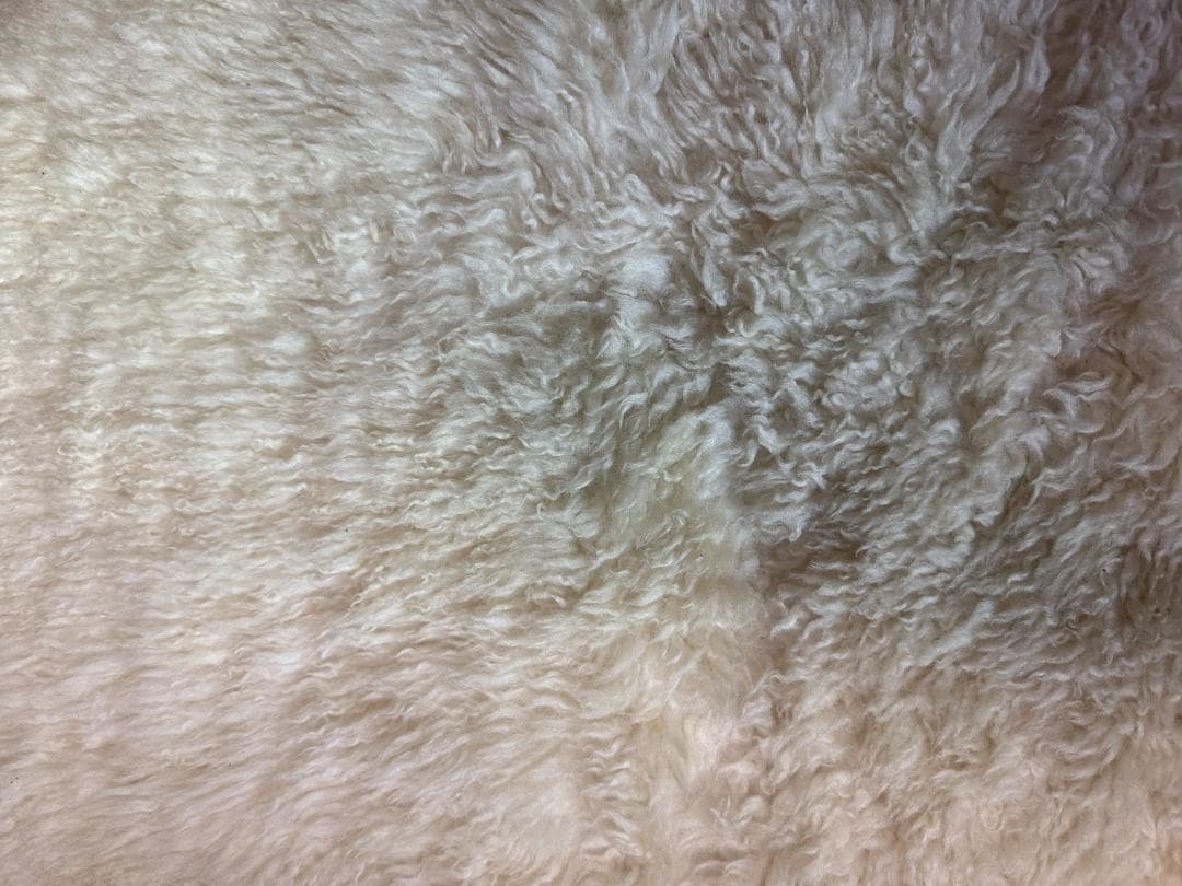 ニュージーランド産 天然ラムスキン ムートンラグ（長毛） 180x145cm
