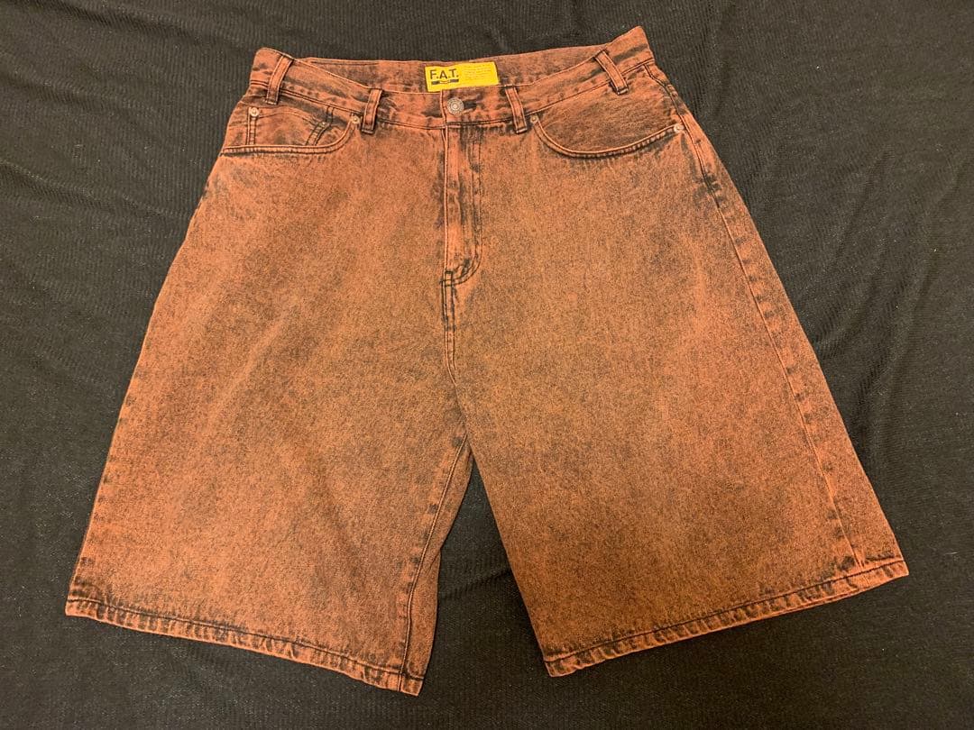 FAT 1/2 DYEMENT ブラウン　SKINNY(L)サイズ