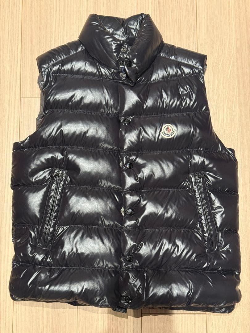 美品 MONCLER モンクレール TIB GILET 光沢 ダウンベスト