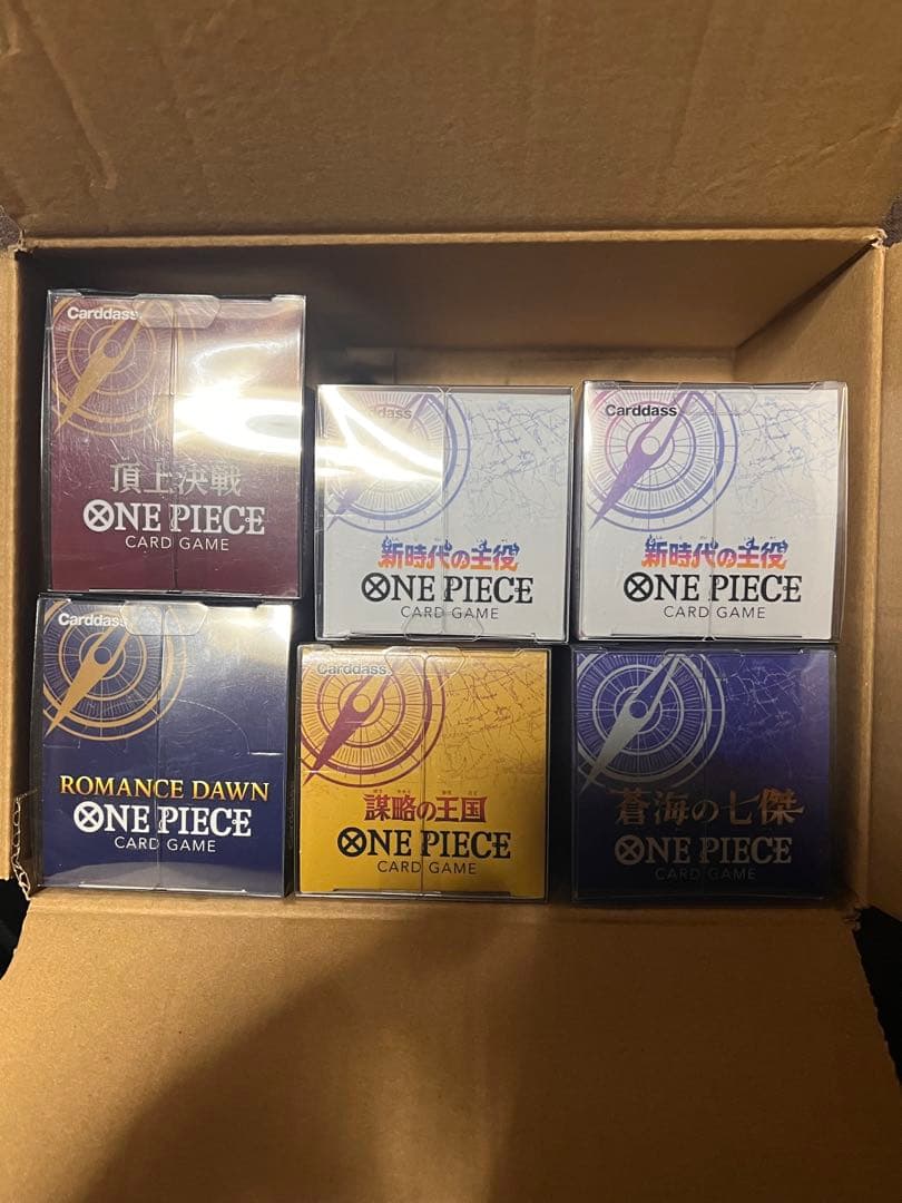 ONE PIECE カードゲーム 6セット　未開封シール