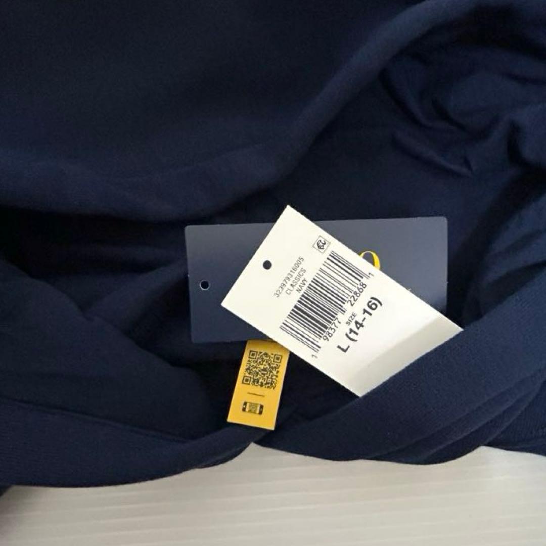 Polo Ralph Laurenビックポニー刺繍裏起毛パーカーL boys