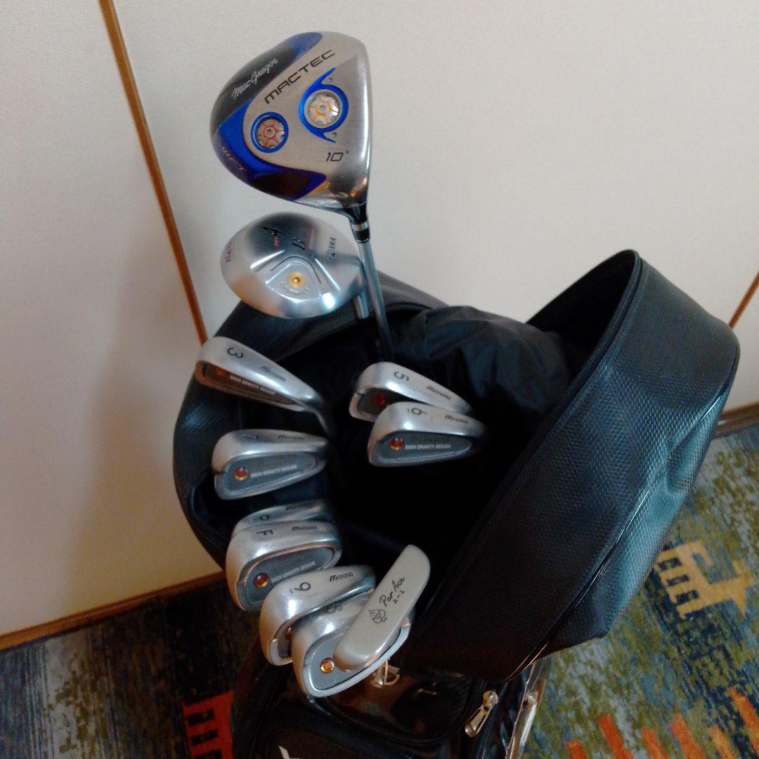 【初心者セット】 ゴルフバッグ一式 ドライバー アイアンセット HONMA