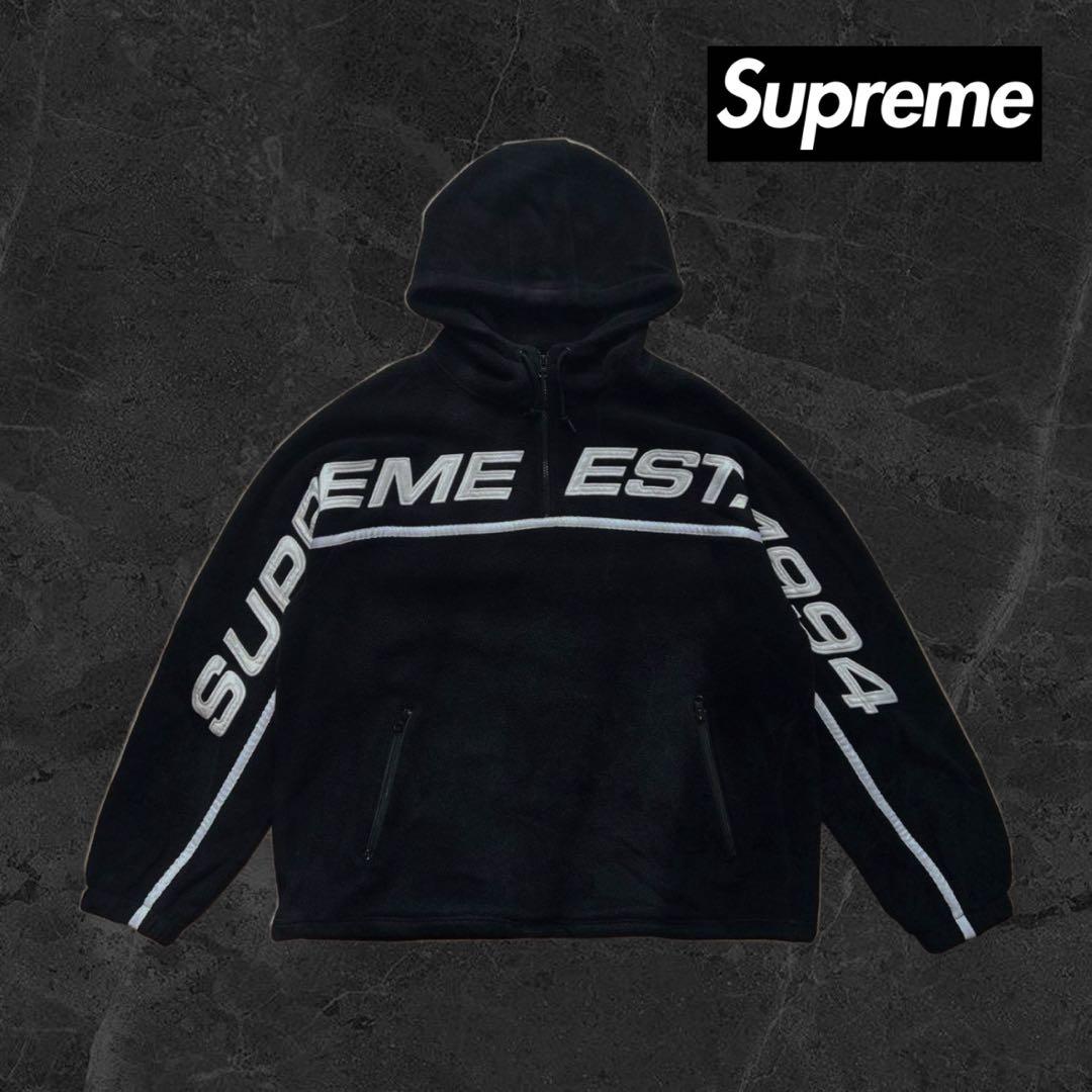 ア*キ様 Supreme Polartec Half Zip Hooded sw