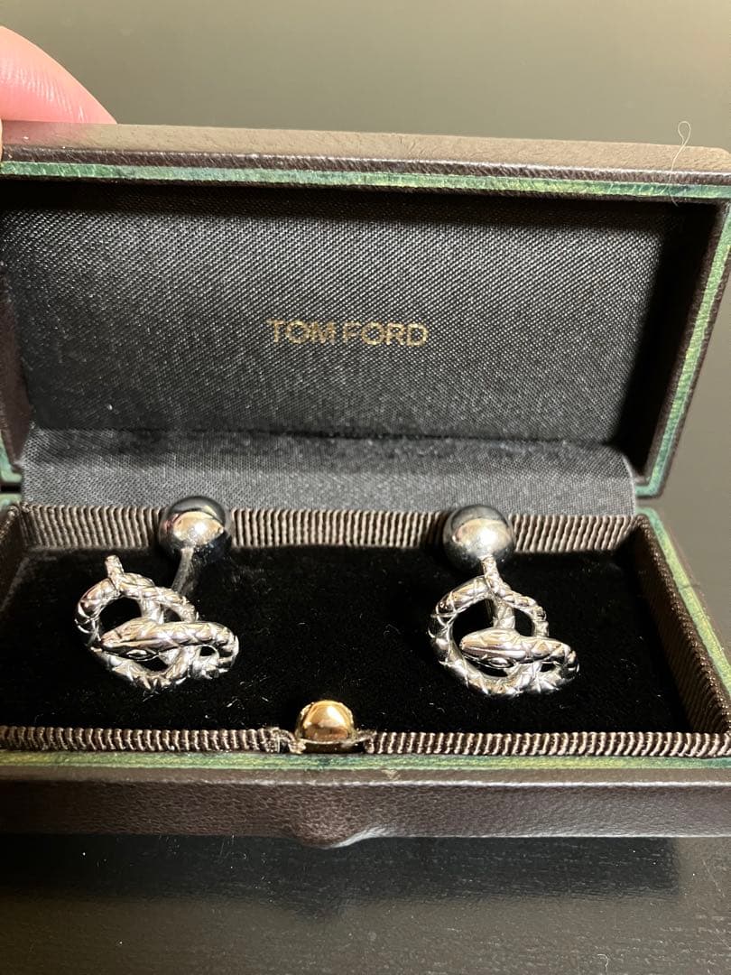 TOM FORD シルバー カフリンクス