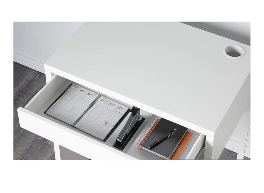 IKEA デスク　ミッケ　ホワイト