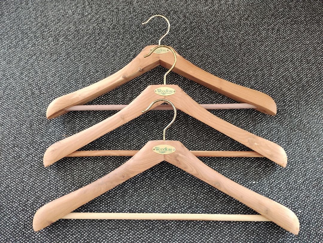 woodlore クラシックシダーハンガー 3本セット