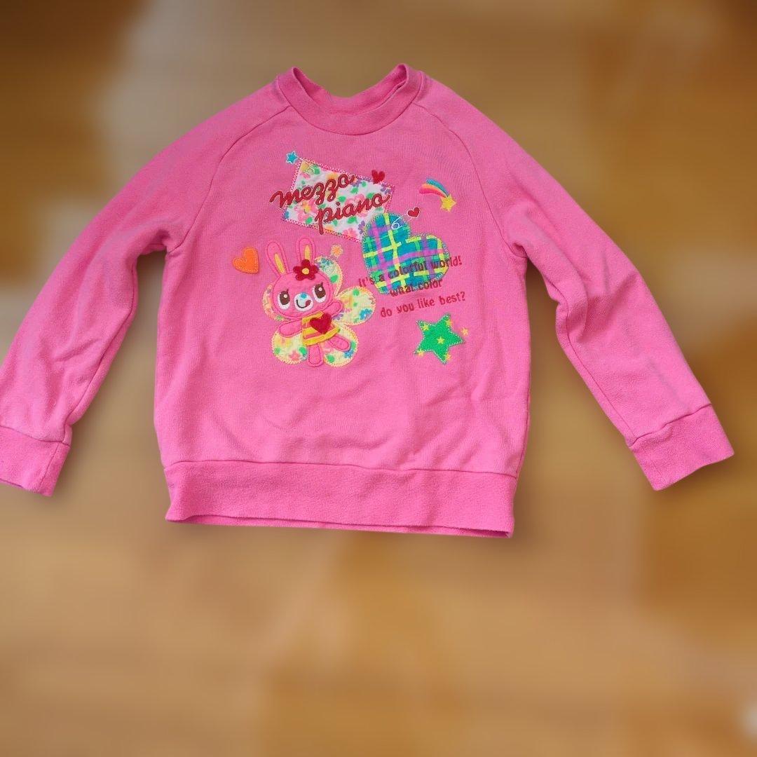 公*o様 mezzo piano ピンク トレーナー