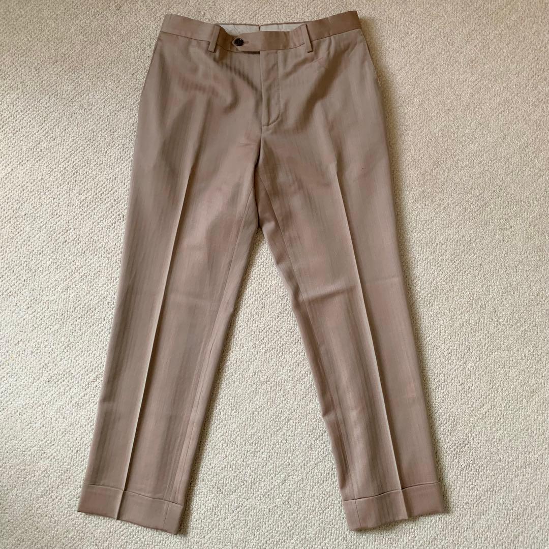 LARDINI ダブルスーツ JI811AQ ソラーロ ウール ベージュ 46