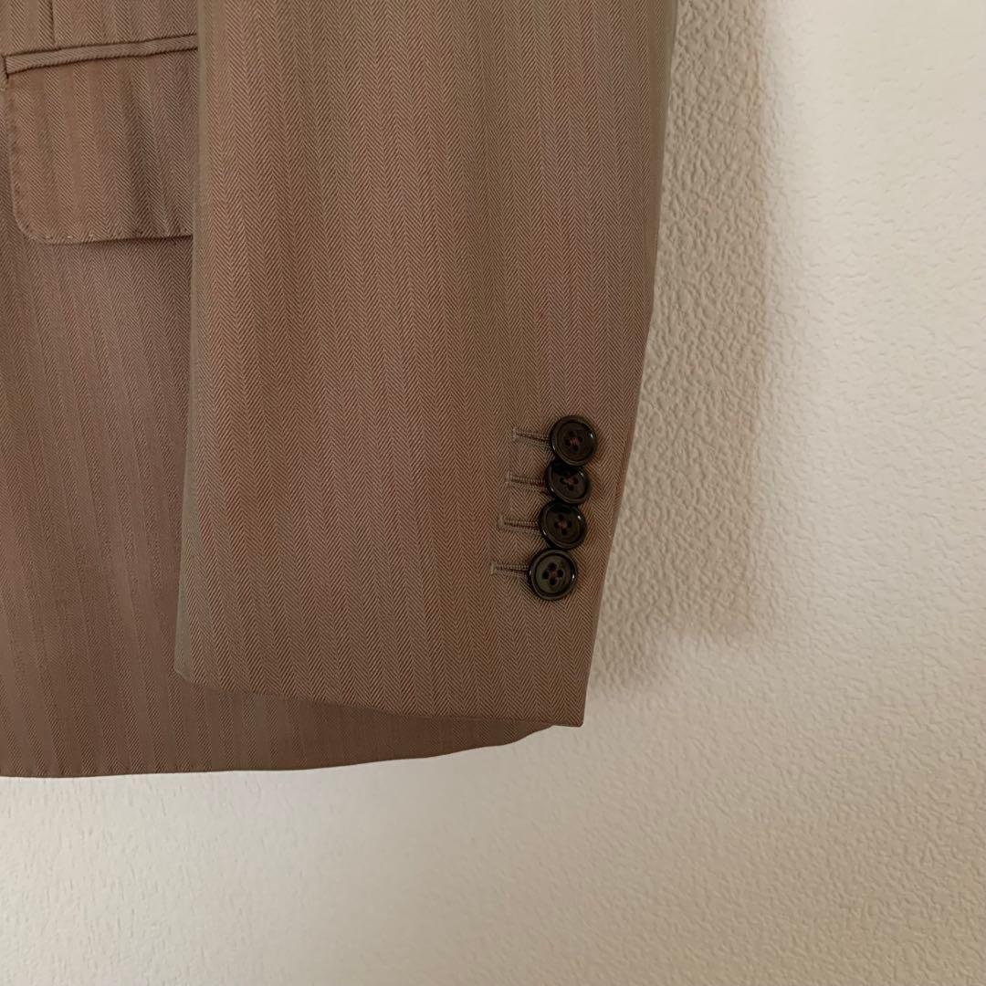 LARDINI ダブルスーツ JI811AQ ソラーロ ウール ベージュ 46